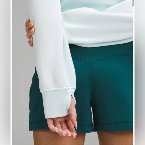 NWT Lululemon Scuba Oversized Funnel-Neck Half Zip in Sheer Blue Size XS/S - Picture 7 of 13